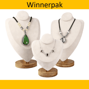 Bamboo Base Necklace Stand