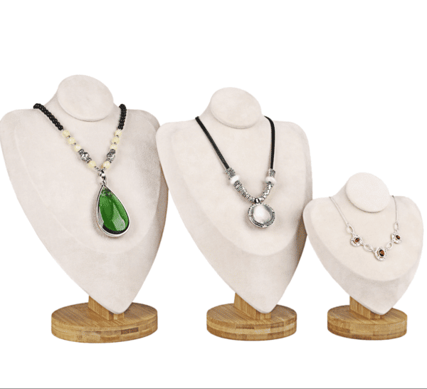 Bamboo Base Necklace Stand - Image 2