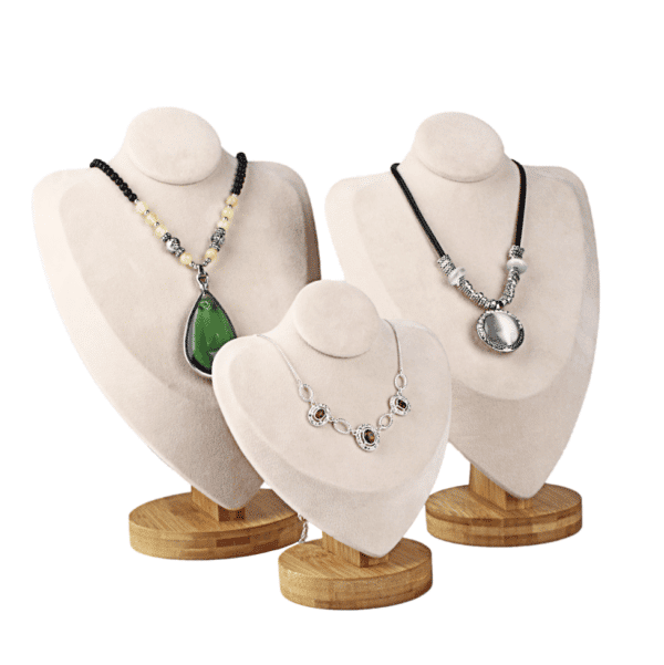 Bamboo Base Necklace Stand - Image 3