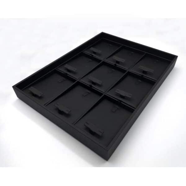 Leatherette 3X3 Earring Tray - Image 2