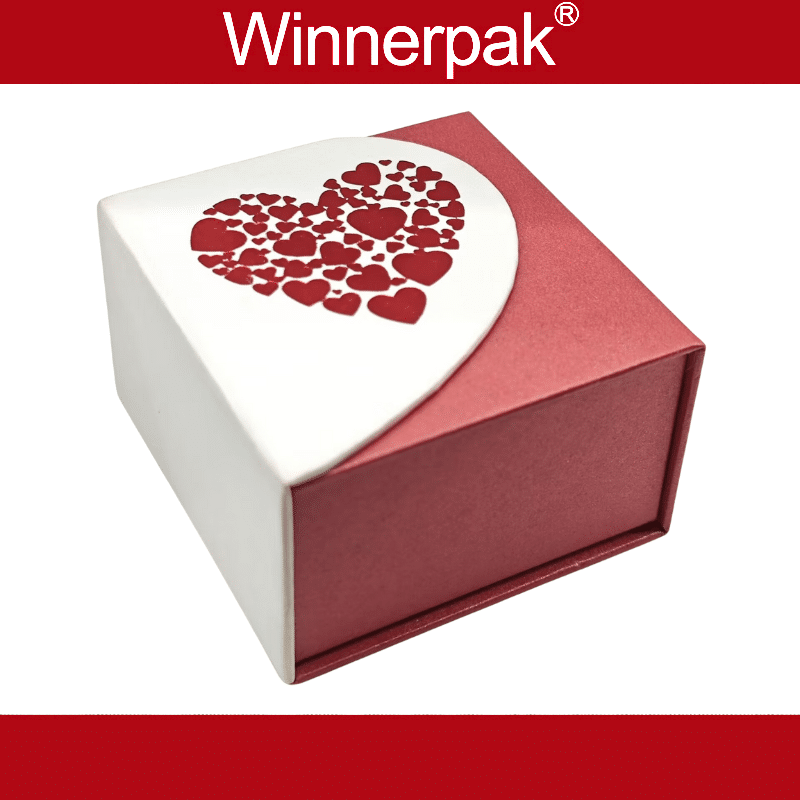 heart printed jewelry box