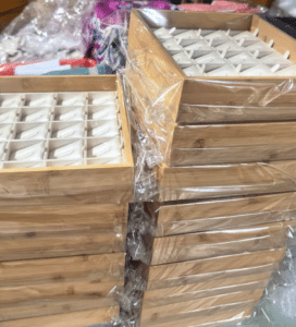 opp bag package for the jewelry trays