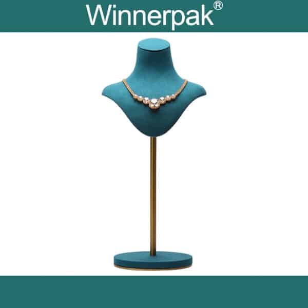 Retractable Suede Jewelry Bust - Image 7