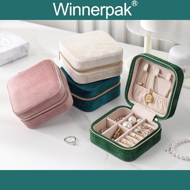 velvet jewelry storage case