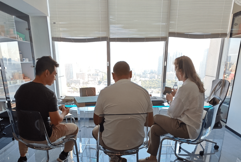 Customer come to visit Winnerpak