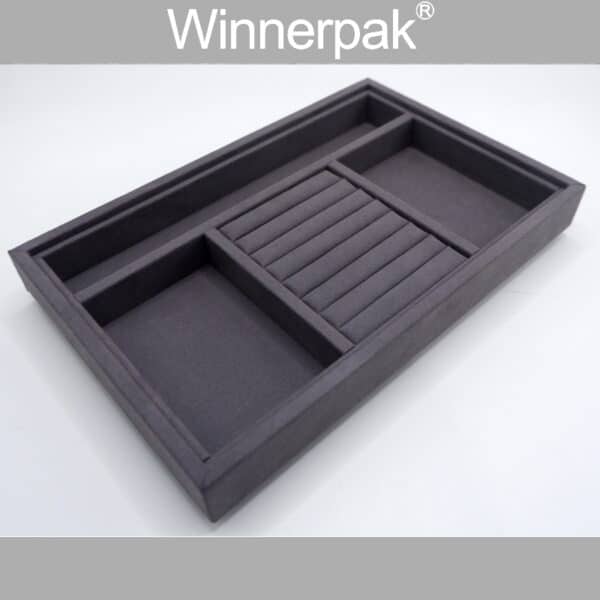 Micro Fiber Suede Grey Tray - Image 4