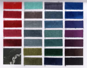 Soft velvet box for jewelry