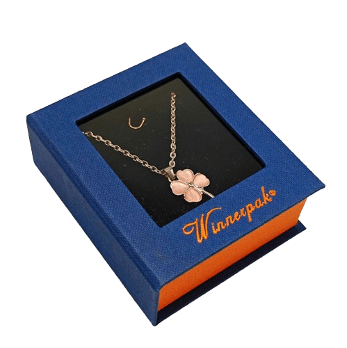 book shape window paper box for jewelry packaging