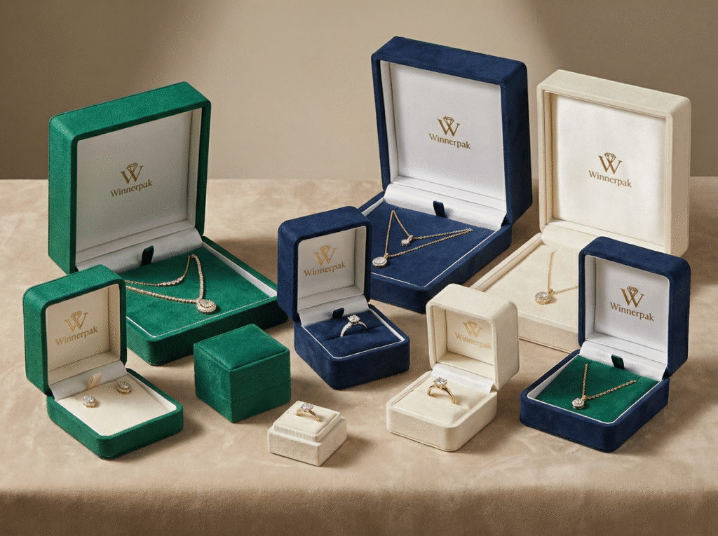 China velvet boxes supplier