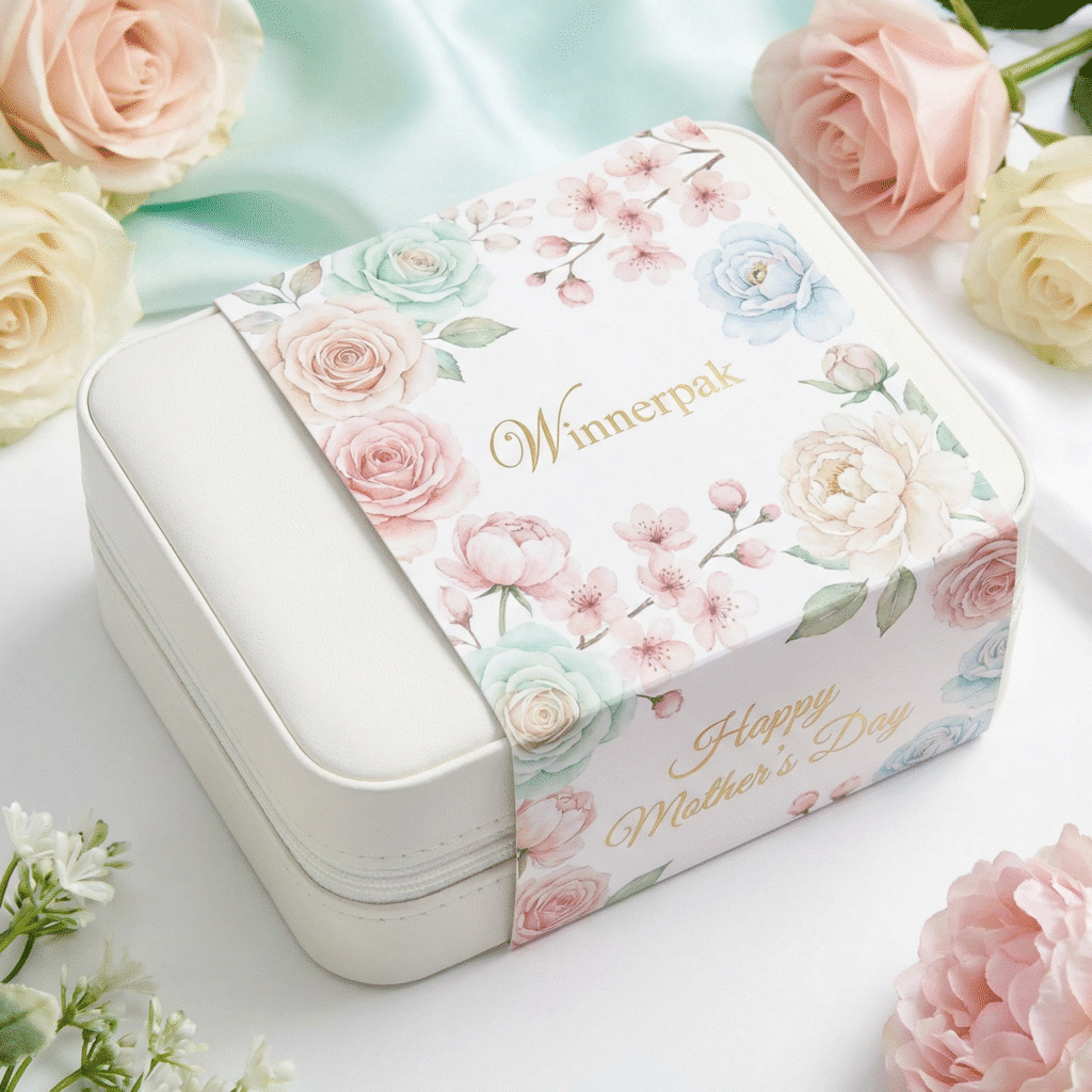 jewelry stroage case with protective sleeve