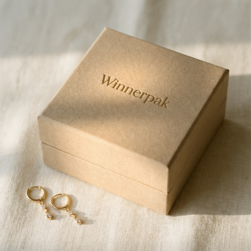 sustainable paper box for jewelry packaging