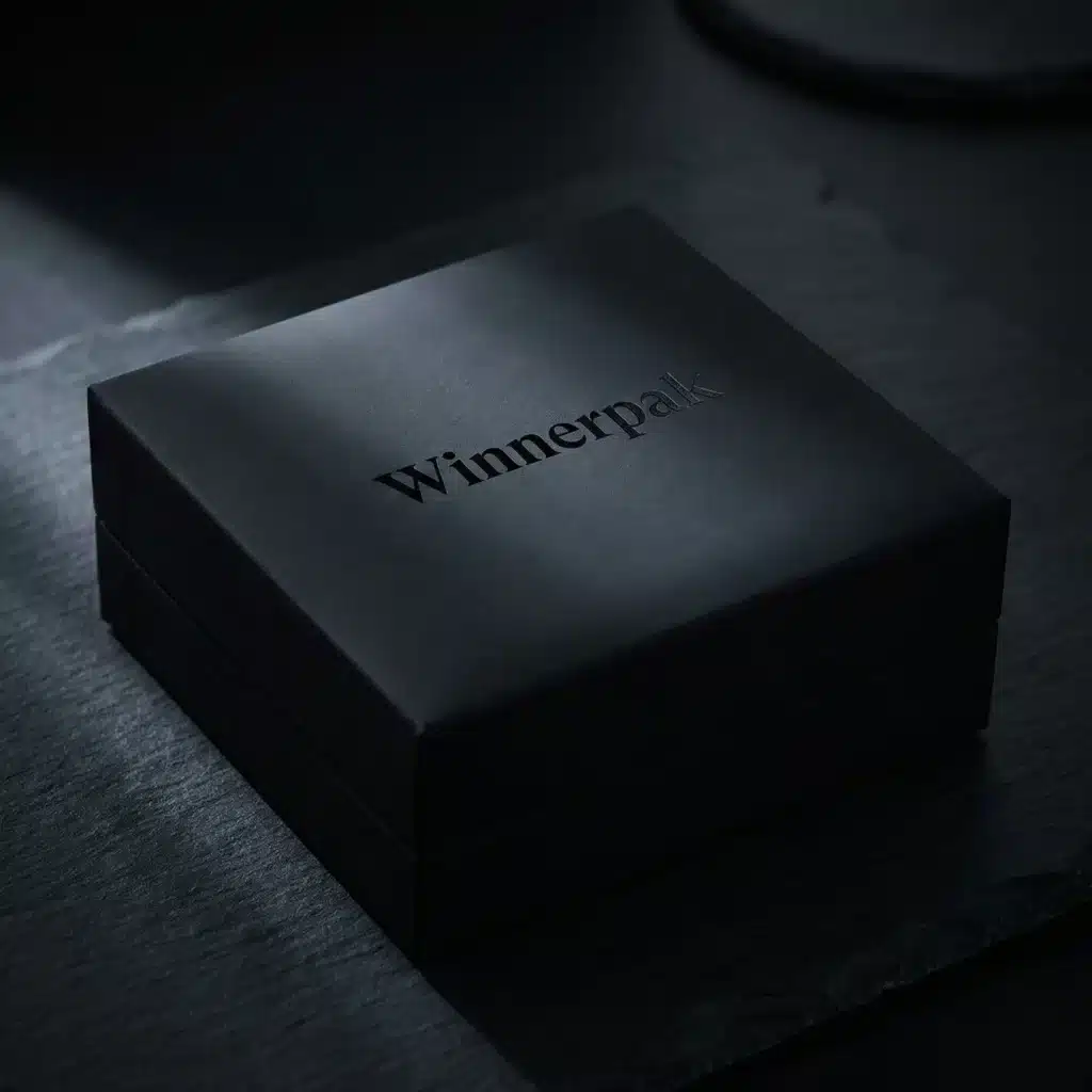 black matte leatherette jewelry box