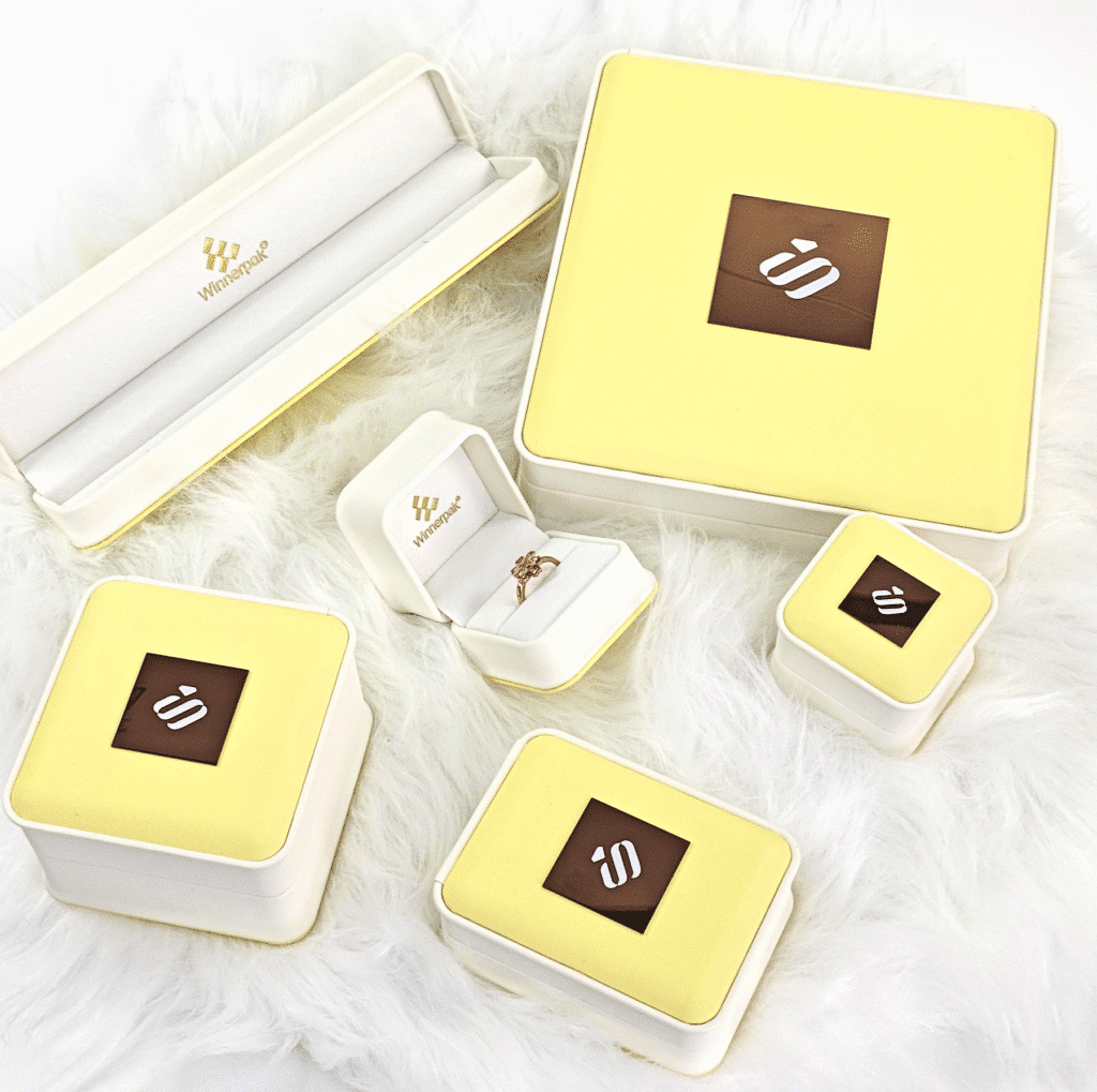 leatherette boxes for jewelry packaging