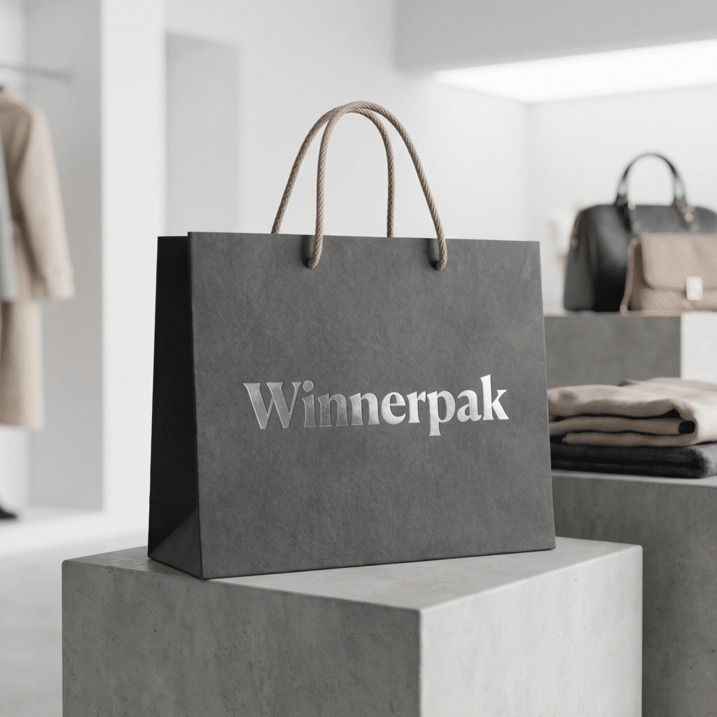 black matte paper bag supplier in Guangzhou, China