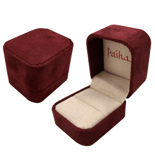bespoke suede ring box wholesale